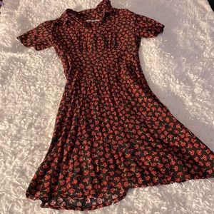 Vintage 90s floral dress